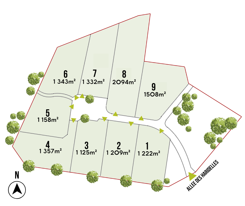 vignette Couzeix <br> 9 lots l'Hermiterie